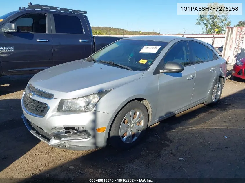 1G1PA5SH7F7276258 2015 Chevrolet Cruze Ls Auto