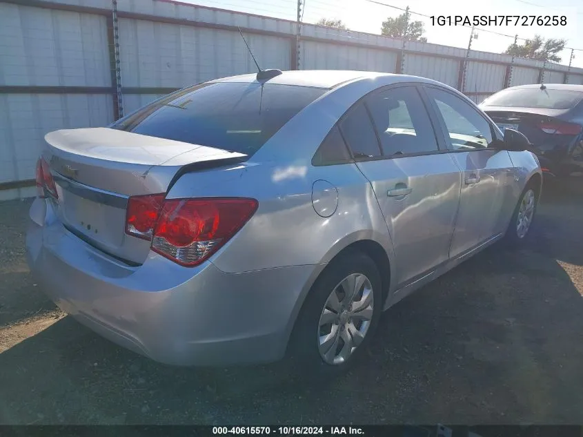 2015 Chevrolet Cruze Ls Auto VIN: 1G1PA5SH7F7276258 Lot: 40615570