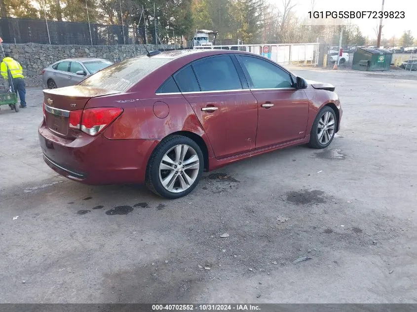 2015 Chevrolet Cruze Ltz VIN: 1G1PG5SB0F7239823 Lot: 40702552