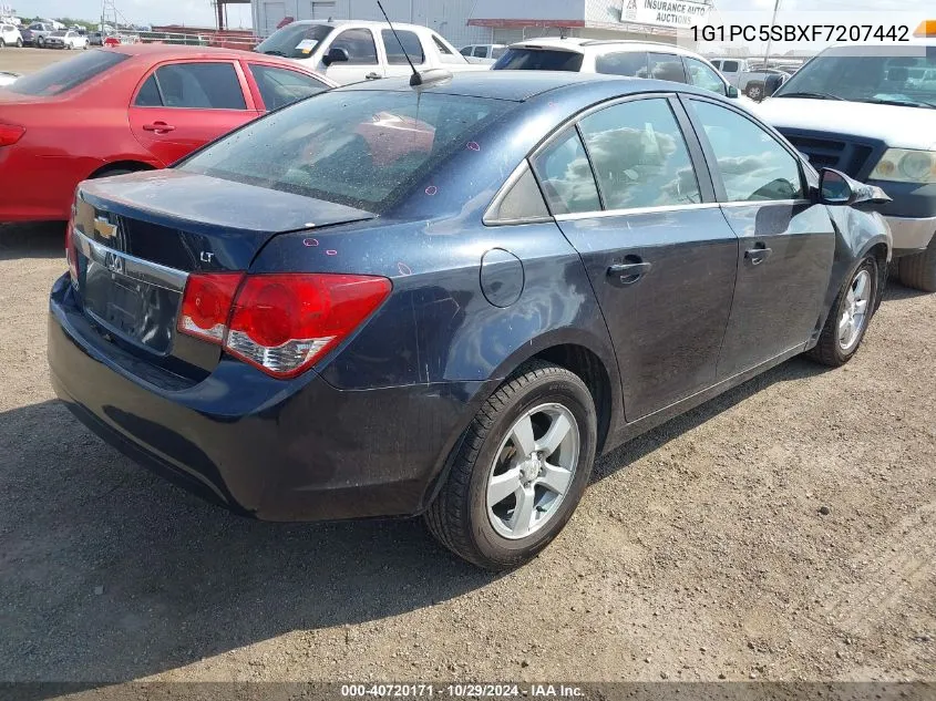 2015 Chevrolet Cruze 1Lt Auto VIN: 1G1PC5SBXF7207442 Lot: 40720171