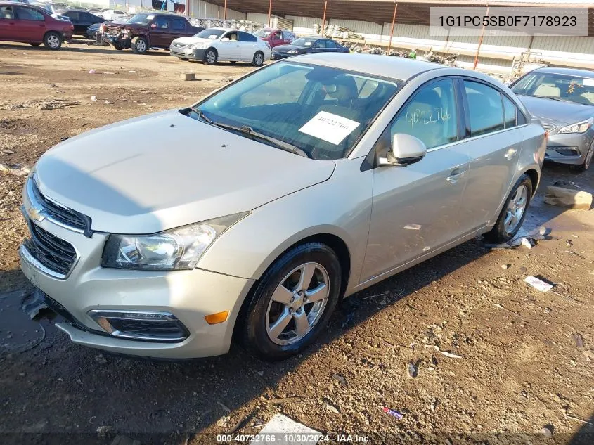 2015 Chevrolet Cruze 1Lt Auto VIN: 1G1PC5SB0F7178923 Lot: 40722766