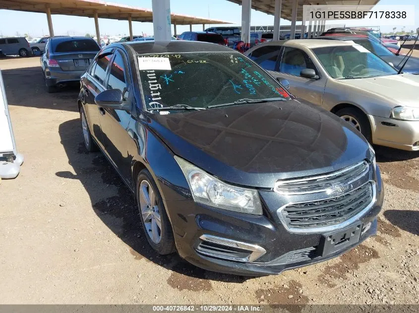 2015 Chevrolet Cruze 2Lt Auto VIN: 1G1PE5SB8F7178338 Lot: 40726842