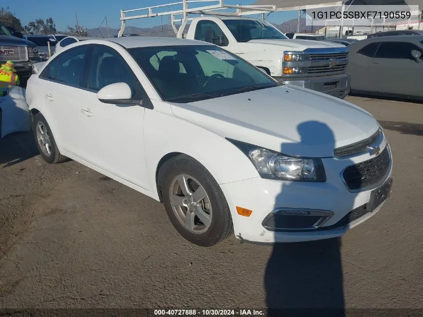 2015 Chevrolet Cruze 1Lt Auto VIN: 1G1PC5SBXF7190559 Lot: 40727888