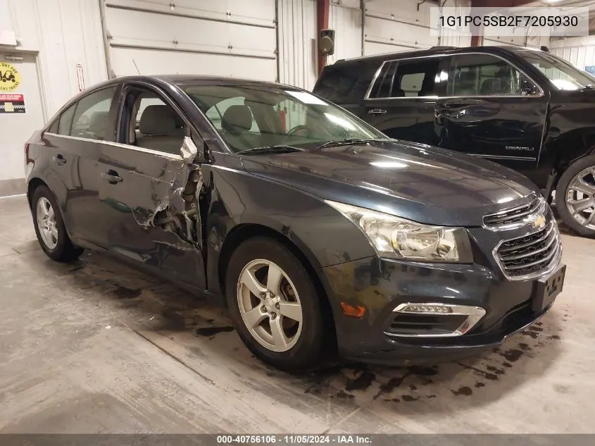 2015 Chevrolet Cruze 1Lt Auto VIN: 1G1PC5SB2F7205930 Lot: 40756106