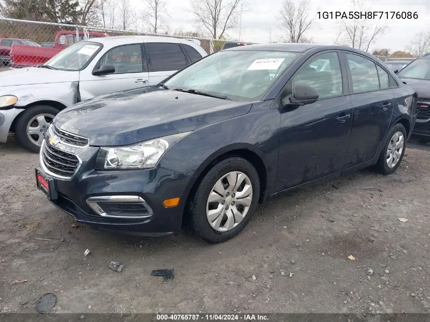 2015 Chevrolet Cruze Ls Auto VIN: 1G1PA5SH8F7176086 Lot: 40765787