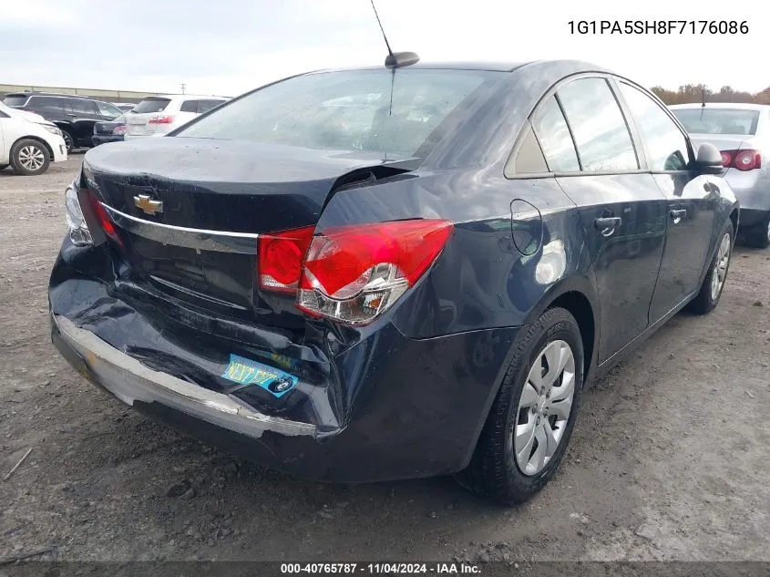 2015 Chevrolet Cruze Ls Auto VIN: 1G1PA5SH8F7176086 Lot: 40765787