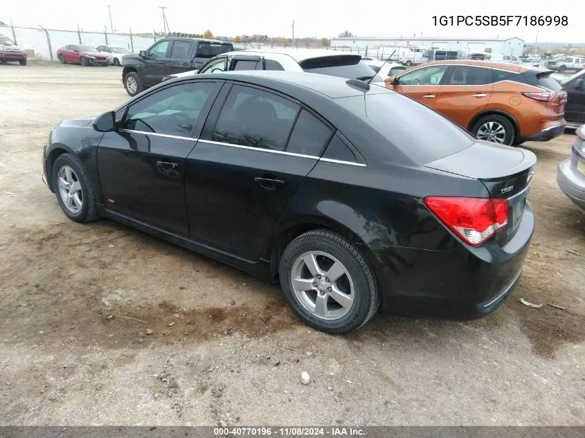 2015 Chevrolet Cruze 1Lt Auto VIN: 1G1PC5SB5F7186998 Lot: 40770196