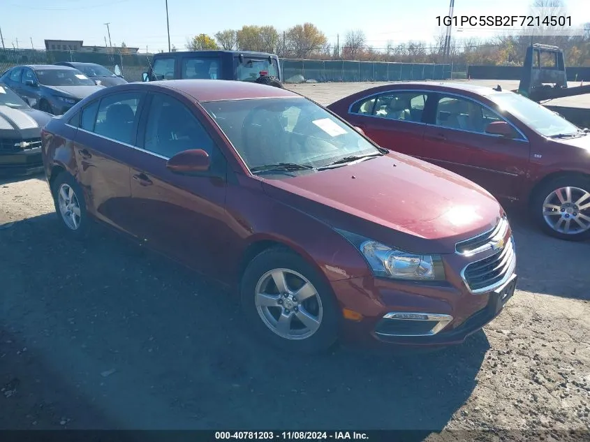 2015 Chevrolet Cruze 1Lt Auto VIN: 1G1PC5SB2F7214501 Lot: 40781203