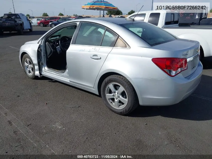 2015 Chevrolet Cruze 1Lt Auto VIN: 1G1PC5SB0F7266242 Lot: 40783723