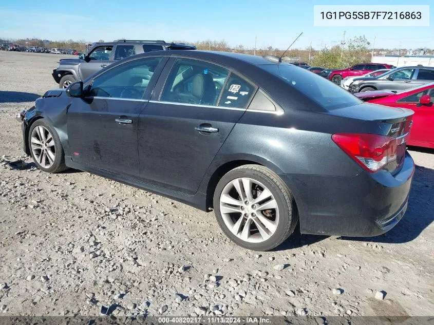 1G1PG5SB7F7216863 2015 Chevrolet Cruze Ltz