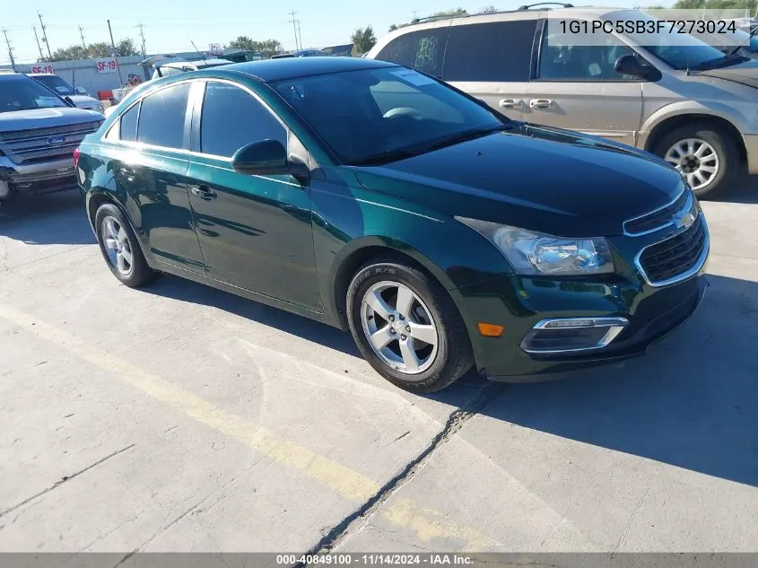 2015 Chevrolet Cruze 1Lt Auto VIN: 1G1PC5SB3F7273024 Lot: 40849100