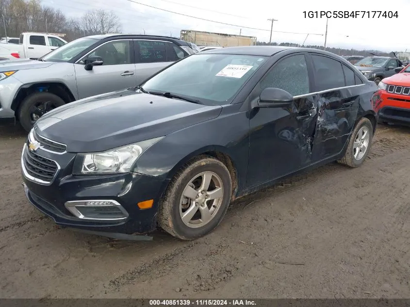 2015 Chevrolet Cruze 1Lt Auto VIN: 1G1PC5SB4F7177404 Lot: 40851339