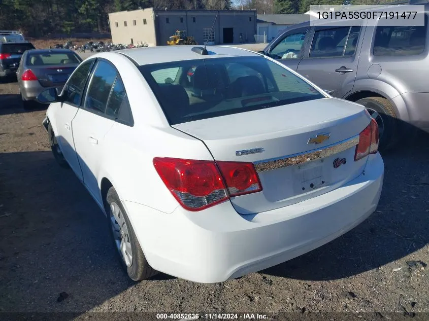 1G1PA5SG0F7191477 2015 Chevrolet Cruze Ls Auto