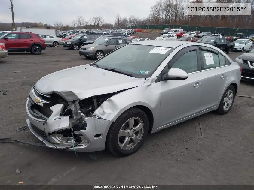 2015 Chevrolet Cruze 1Lt Auto VIN: 1G1PC5SB2F7201554 Lot: 40852645