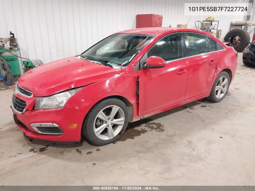 2015 Chevrolet Cruze 2Lt Auto VIN: 1G1PE5SB7F7227724 Lot: 40855154