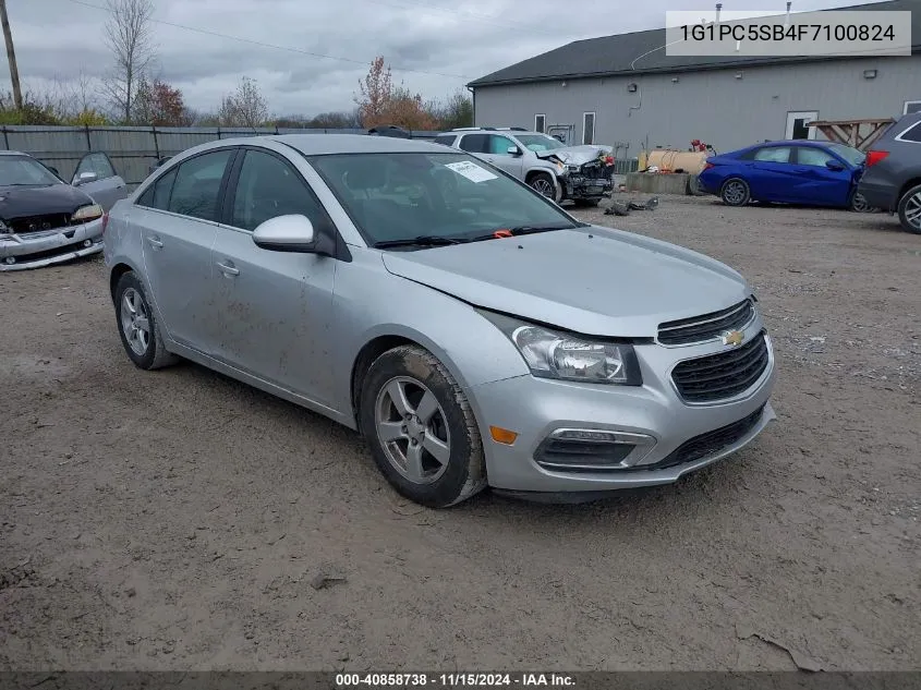 2015 Chevrolet Cruze 1Lt Auto VIN: 1G1PC5SB4F7100824 Lot: 40858738