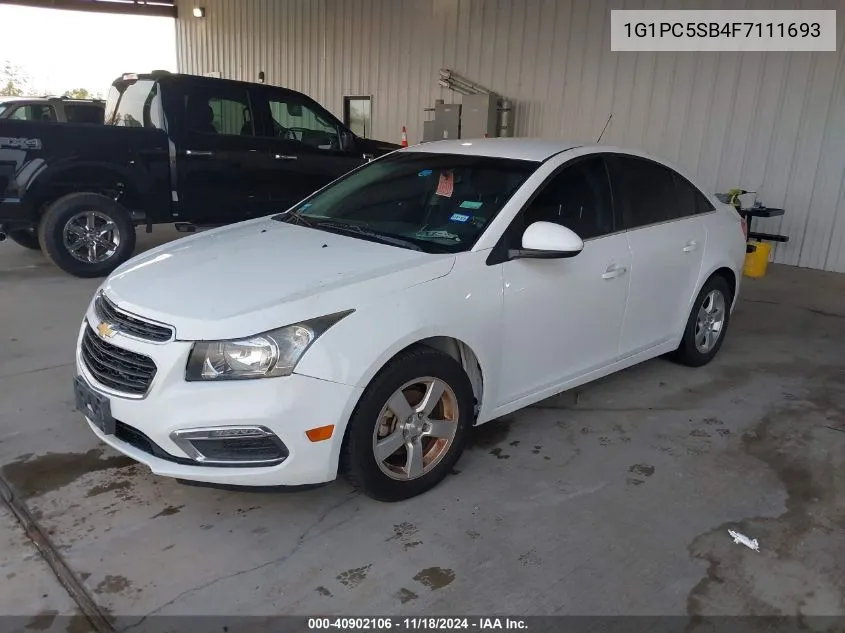 2015 Chevrolet Cruze 1Lt Auto VIN: 1G1PC5SB4F7111693 Lot: 40902106