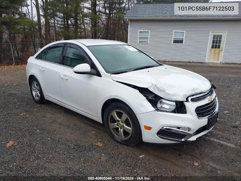 2015 Chevrolet Cruze 1Lt Auto VIN: 1G1PC5SB6F7122503 Lot: 40905046