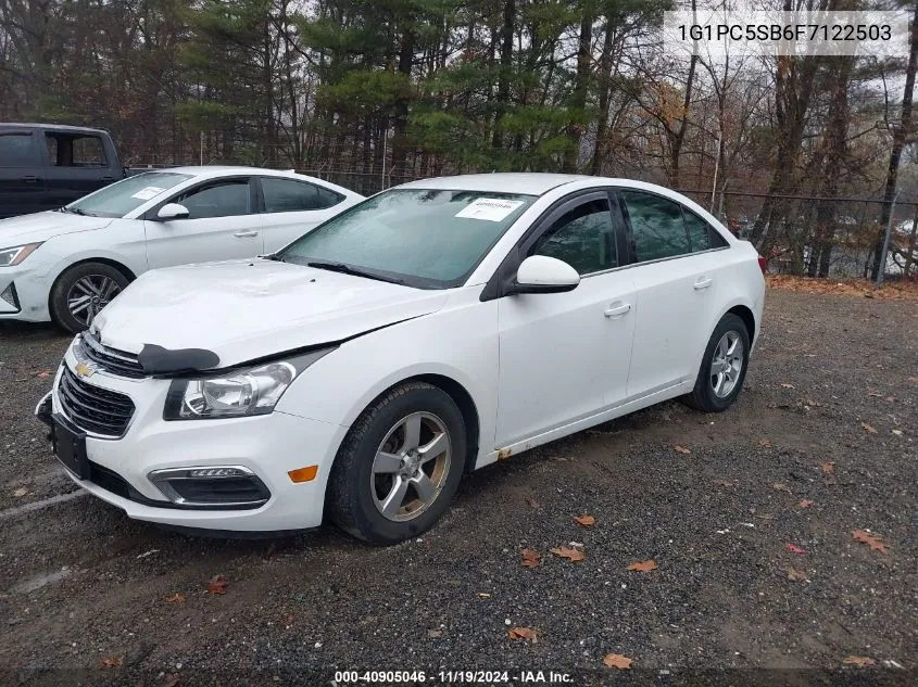 2015 Chevrolet Cruze 1Lt Auto VIN: 1G1PC5SB6F7122503 Lot: 40905046