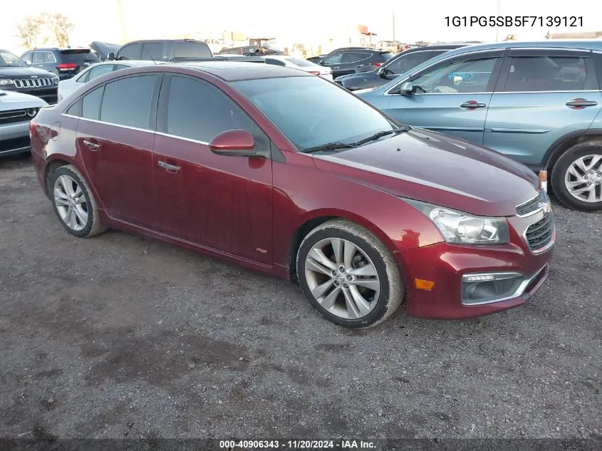 2015 Chevrolet Cruze Ltz VIN: 1G1PG5SB5F7139121 Lot: 40906343