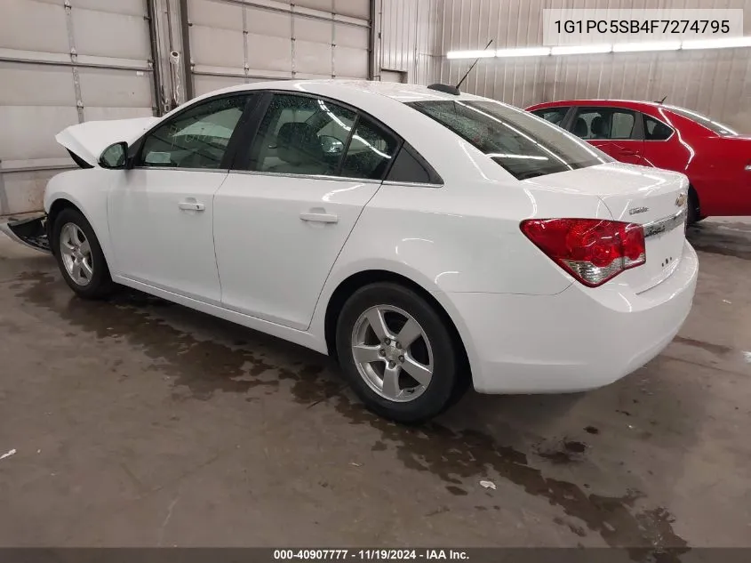 2015 Chevrolet Cruze 1Lt Auto VIN: 1G1PC5SB4F7274795 Lot: 40907777