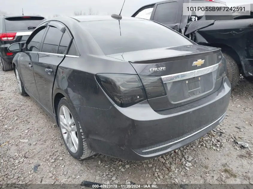 2015 Chevrolet Cruze Ltz VIN: 1G1PG5SB9F7242591 Lot: 40923178