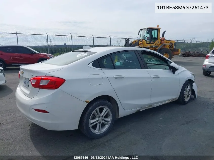 2016 Chevrolet Cruze VIN: 1G1BE5SM6G7261473 Lot: 12067640