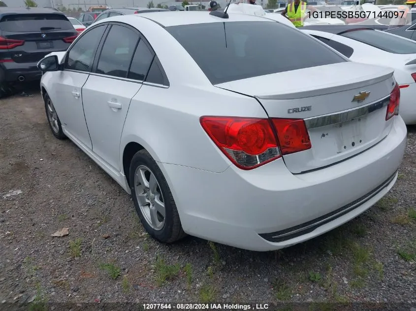 2016 Chevrolet Cruze Limited Lt VIN: 1G1PE5SB5G7144097 Lot: 12077544