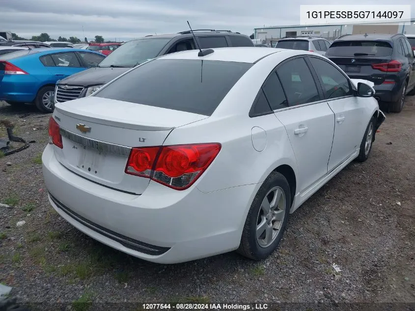 2016 Chevrolet Cruze Limited Lt VIN: 1G1PE5SB5G7144097 Lot: 12077544