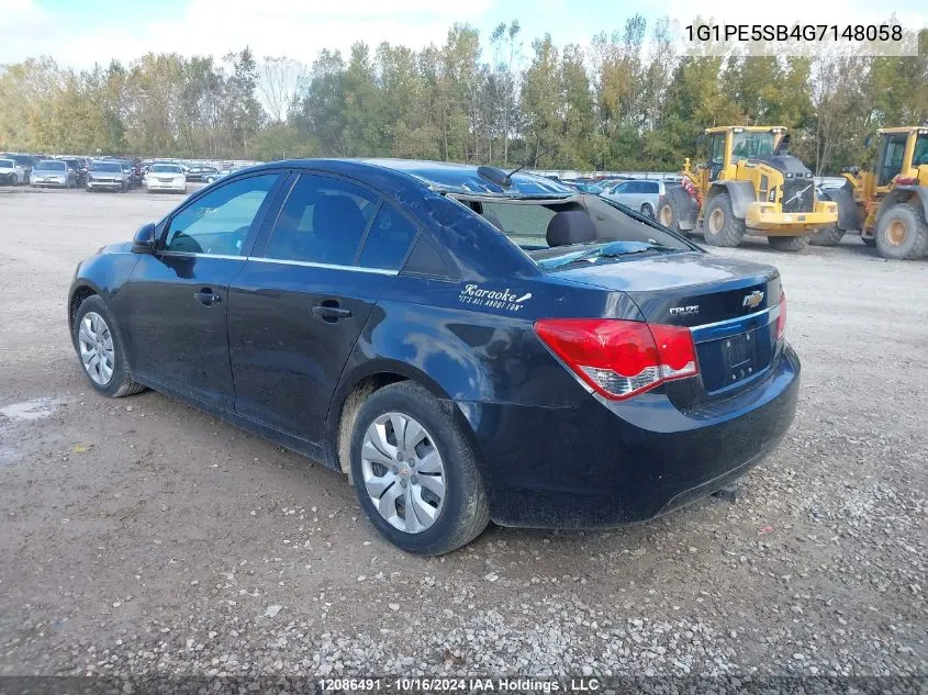 1G1PE5SB4G7148058 2016 Chevrolet Cruze Limited