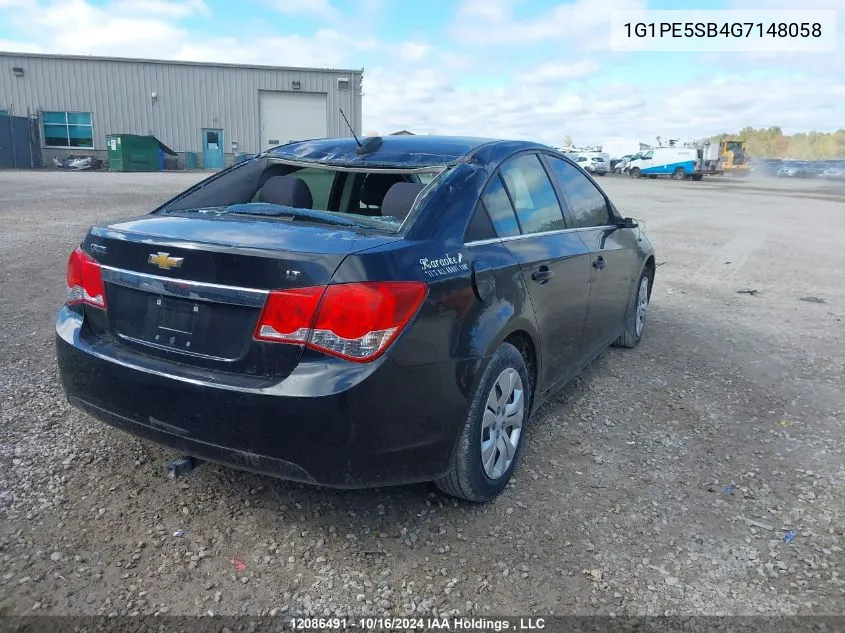 1G1PE5SB4G7148058 2016 Chevrolet Cruze Limited