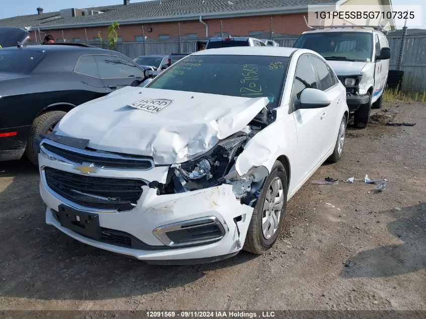 2016 Chevrolet Cruze Limited VIN: 1G1PE5SB5G7107325 Lot: 12091569