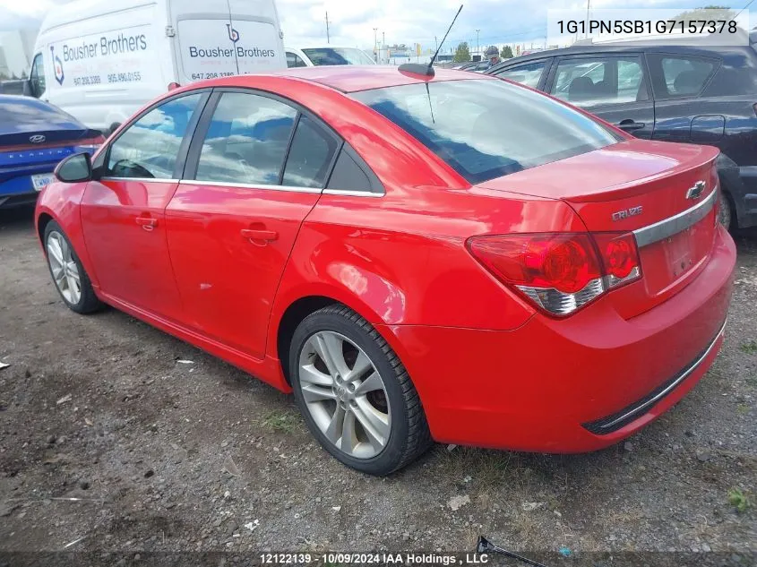 1G1PN5SB1G7157378 2016 Chevrolet Cruze Limited