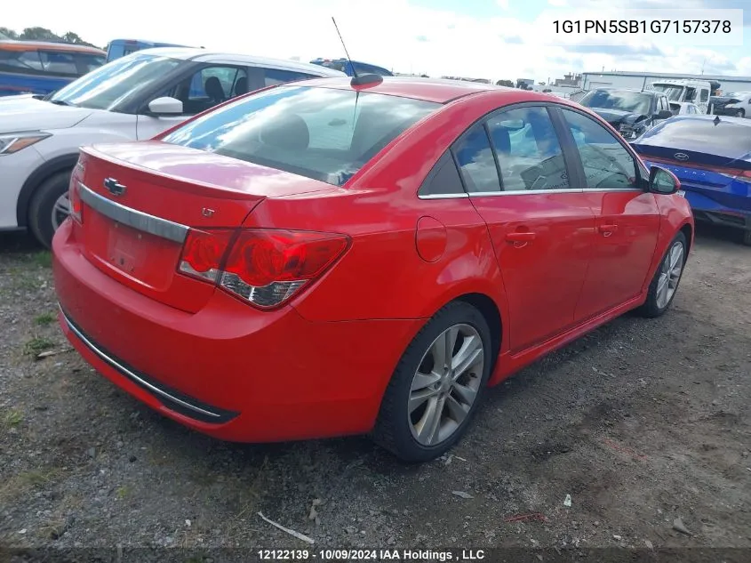 1G1PN5SB1G7157378 2016 Chevrolet Cruze Limited