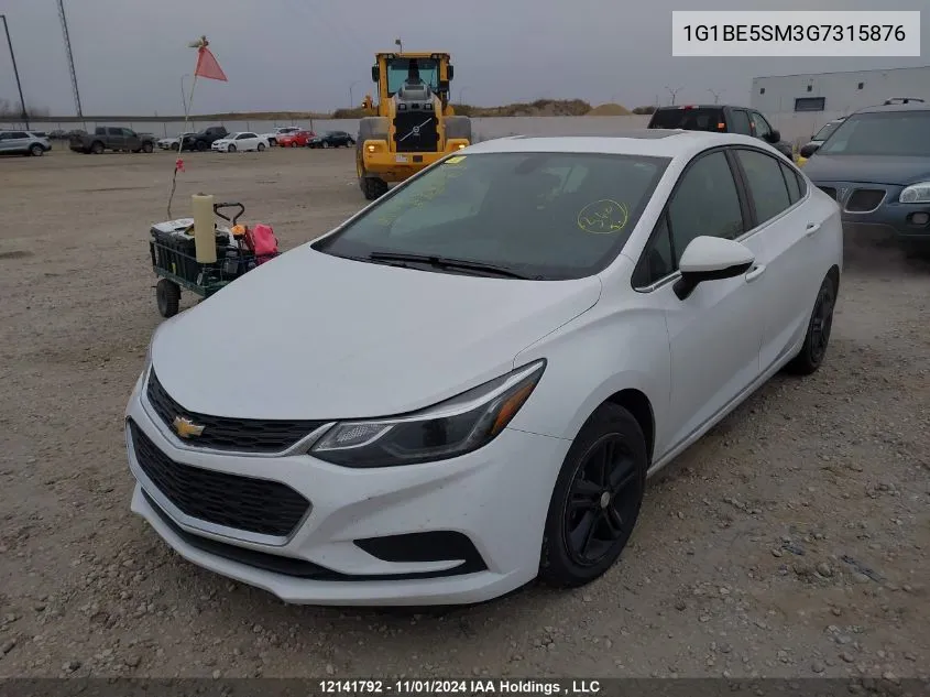 2016 Chevrolet Cruze VIN: 1G1BE5SM3G7315876 Lot: 12141792