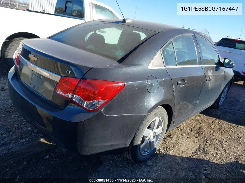 2016 Chevrolet Cruze Limited 1Lt Auto VIN: 1G1PE5SB0G7167447 Lot: 38051436