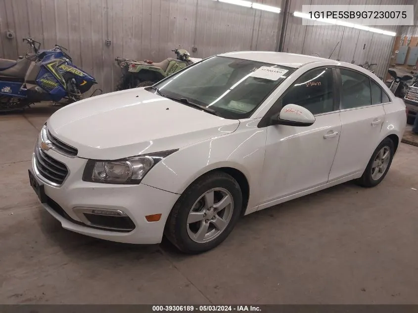 1G1PE5SB9G7230075 2016 Chevrolet Cruze Limited 1Lt Auto