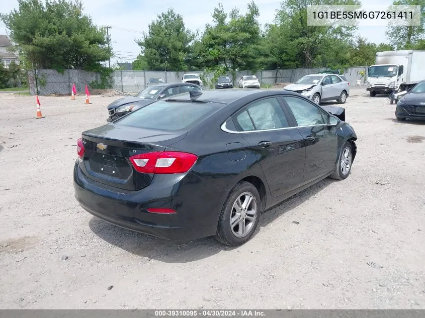 2016 Chevrolet Cruze Lt Auto VIN: 1G1BE5SM6G7261411 Lot: 39310095