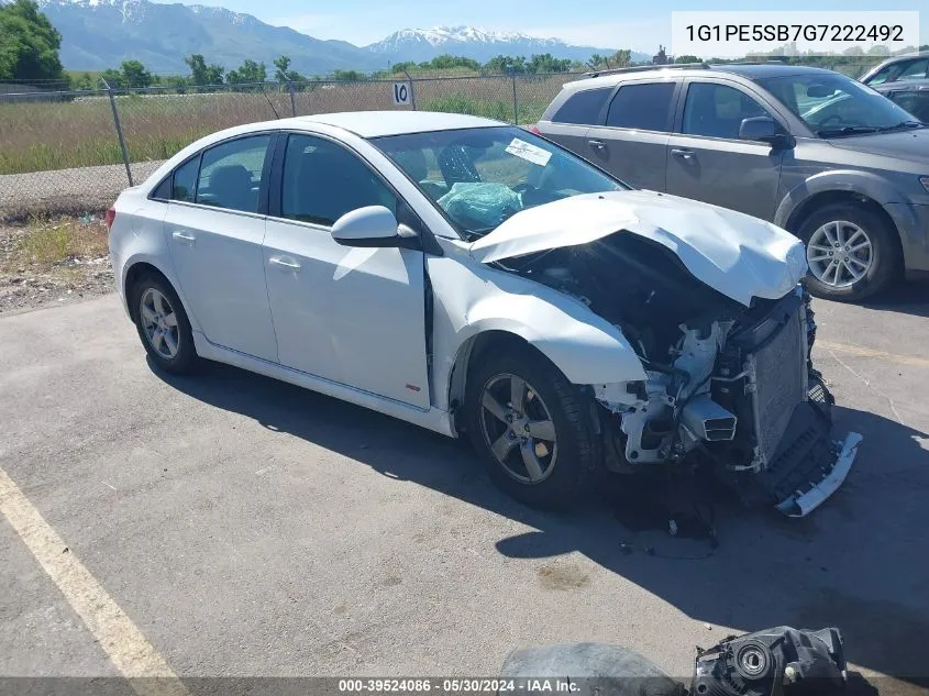 1G1PE5SB7G7222492 2016 Chevrolet Cruze Limited 1Lt Auto