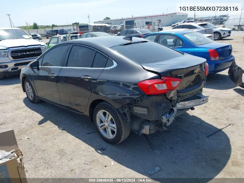 1G1BE5SMXG7238116 2016 Chevrolet Cruze Lt Auto