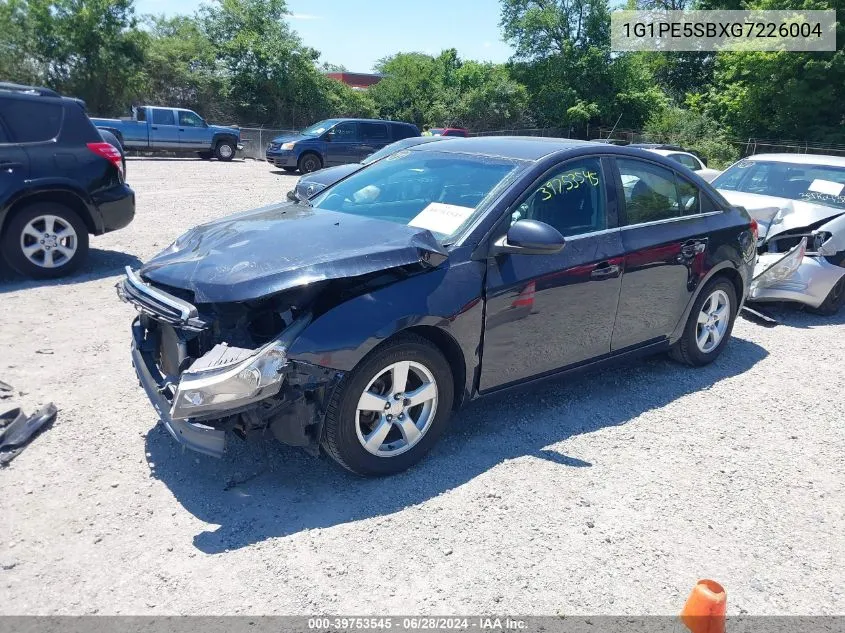 2016 Chevrolet Cruze Limited 1Lt Auto VIN: 1G1PE5SBXG7226004 Lot: 39753545