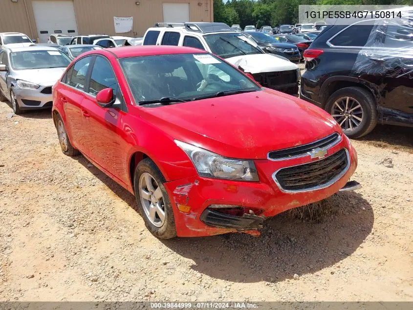 2016 Chevrolet Cruze Limited 1Lt Auto VIN: 1G1PE5SB4G7150814 Lot: 39844999