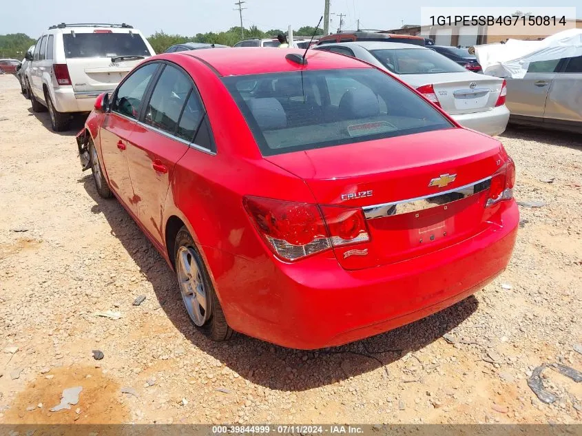 2016 Chevrolet Cruze Limited 1Lt Auto VIN: 1G1PE5SB4G7150814 Lot: 39844999