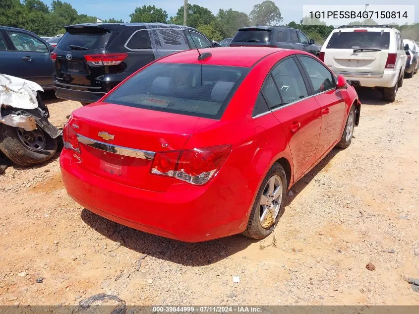 1G1PE5SB4G7150814 2016 Chevrolet Cruze Limited 1Lt Auto