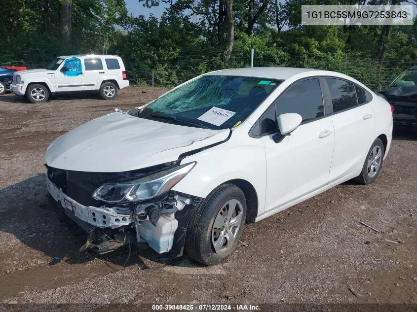 1G1BC5SM9G7253843 2016 Chevrolet Cruze Ls Auto