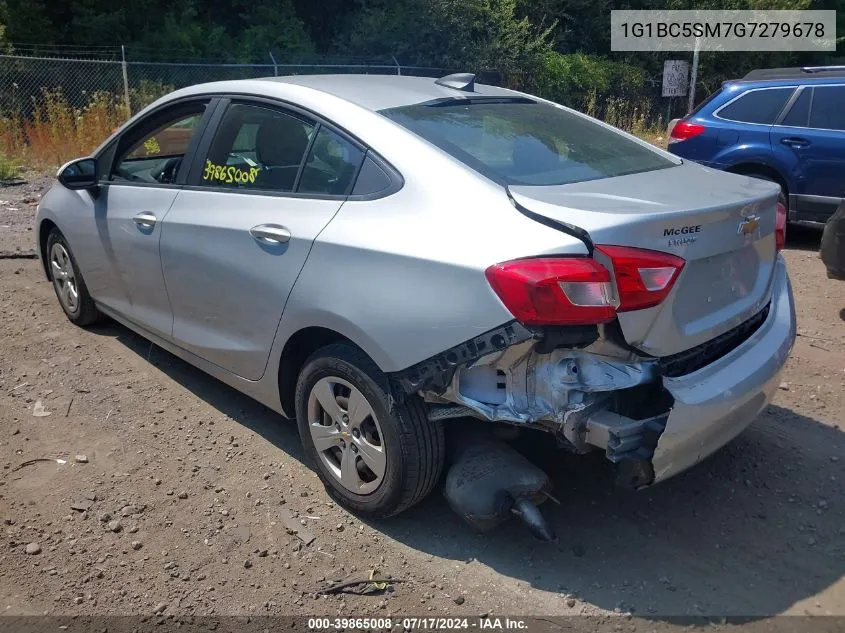 1G1BC5SM7G7279678 2016 Chevrolet Cruze Ls Auto