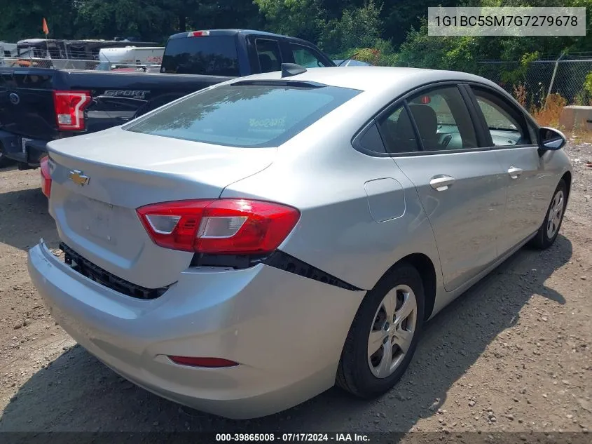 1G1BC5SM7G7279678 2016 Chevrolet Cruze Ls Auto