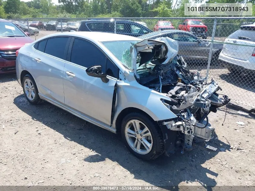 1G1BE5SM7G7318943 2016 Chevrolet Cruze Lt Auto