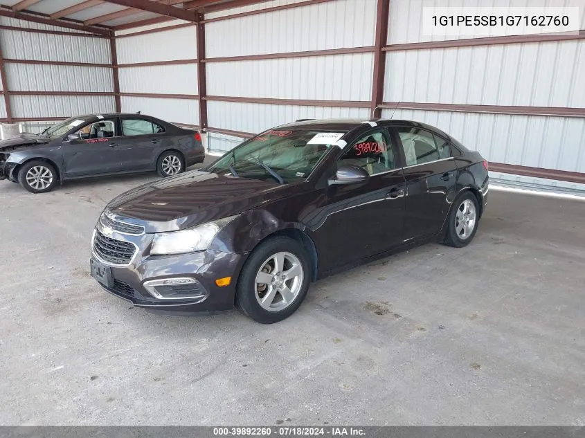 2016 Chevrolet Cruze Limited 1Lt Auto VIN: 1G1PE5SB1G7162760 Lot: 39892260