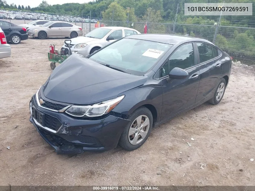 1G1BC5SM0G7269591 2016 Chevrolet Cruze Ls Auto